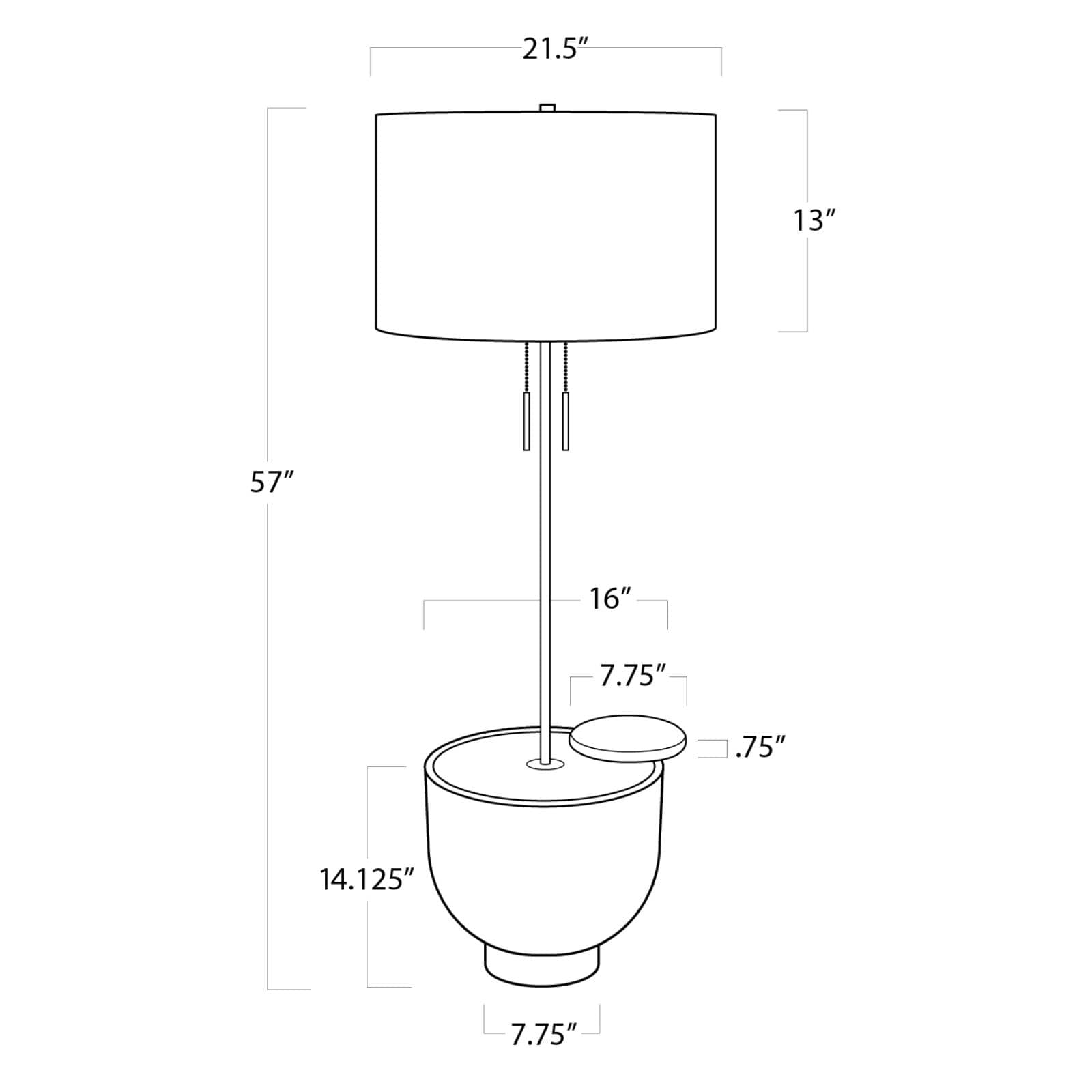 Theo Floor Lamp | Regina Andrew Detroit
